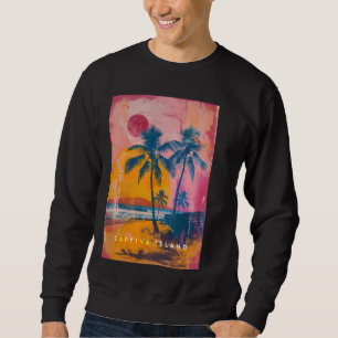 Captiva Island FL Florida Vintage Retro Beach Holi Sweatshirt
