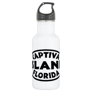 Captiva Island Florida black 532 Ml Water Bottle