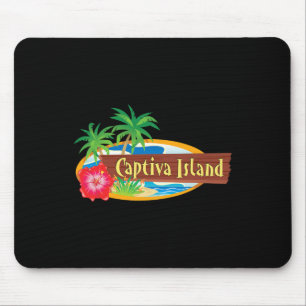 Captiva Island Florida Vintage Design Mouse Pad