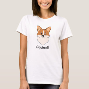 Captivated Corgi Cartoon "Squirrel" T-Shirt