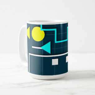 Captivating Abstract Geometric Coffee Mug