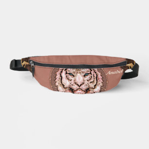Captivating and artistic depiction of a tiger bum bags