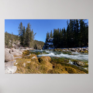 Captivating Beauty of the Athabasca River Poster