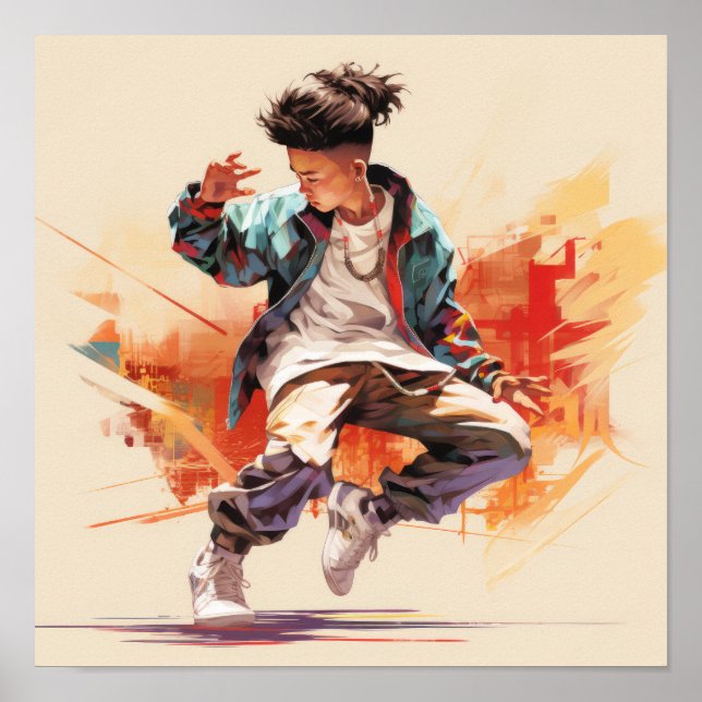 Captivating Chinese Hip-Hop Dance Poster: Explore  Poster (Front)