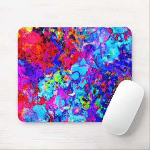 Captivating Colour Schemes of Abstract Pattern Mouse Pad
