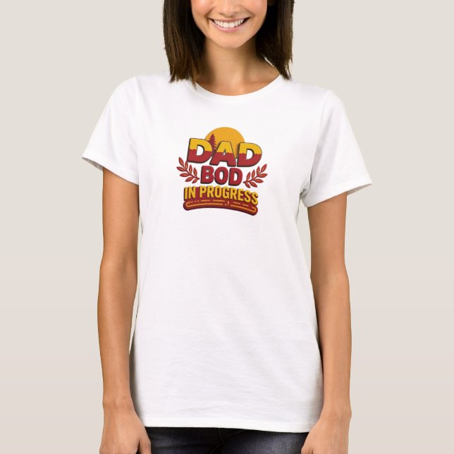 Captivating DAD BOG PROGRESS Art Design T-Shirt (Front)