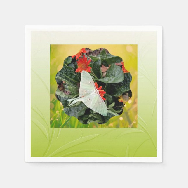 Captivating Luna Moth     Napkins (Front)