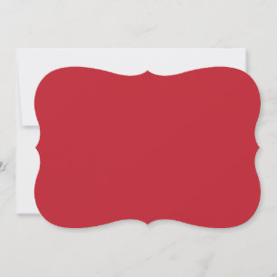 Captivating Red Background White Border Design Card