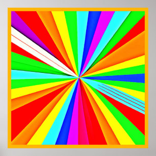 Captivating Vibrant Hues Colorful Pattern Poster