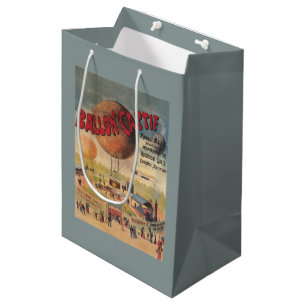 Captive Balloon Rides at a Exposition Poster Medium Gift Bag