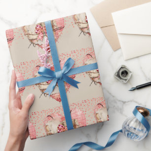 Captive Hearts Wrapping Paper