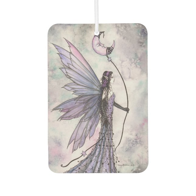 Captive Moon Fairy Fantasy Art Car Air Freshener (Front)