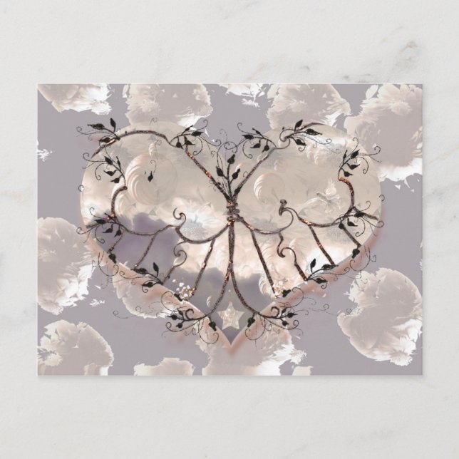 Captive Valentine Heart! Holiday Postcard (Front)