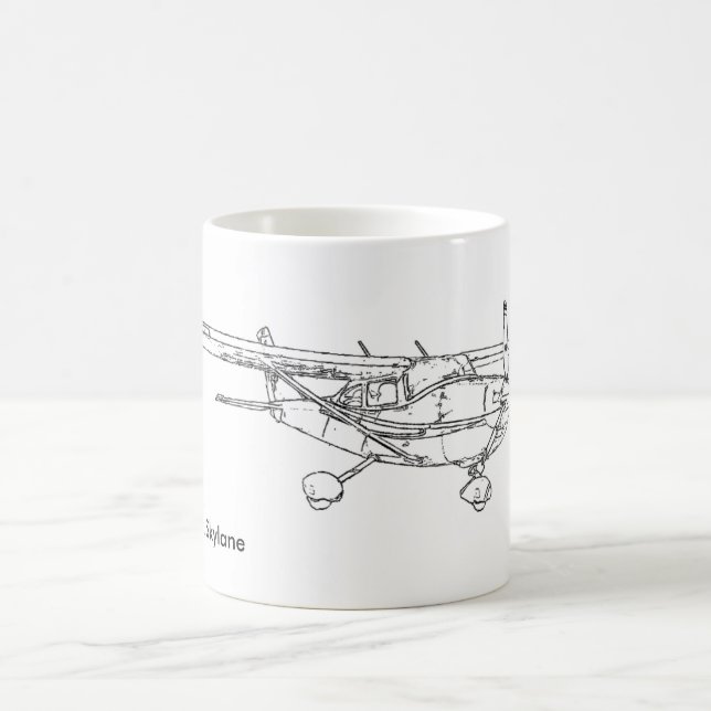 Captmoonbeam Cessna 82 Skylane Coffee Mug (Center)