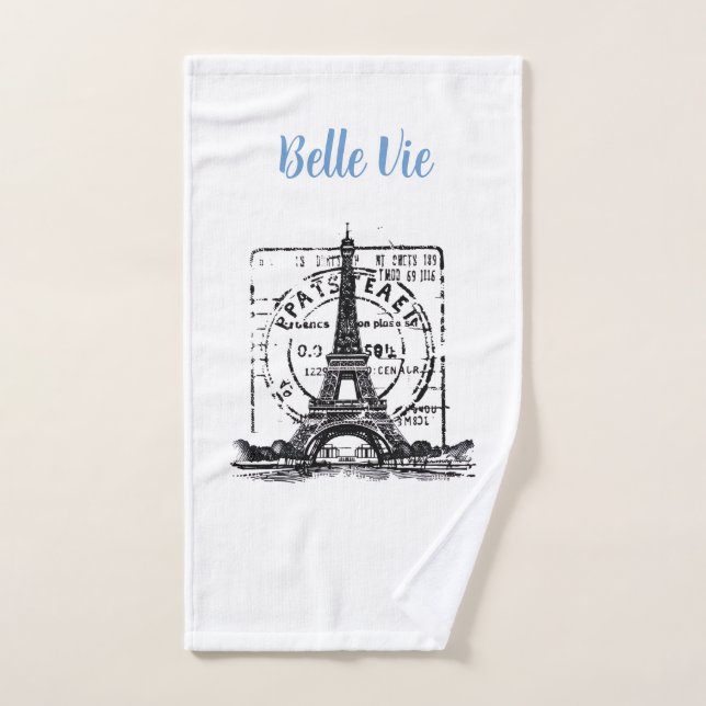 Capture a little Paris with Bell V Kitchen Towels (Hand Towel)