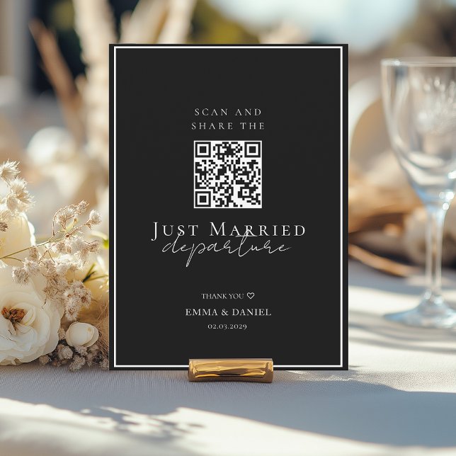 Capture Every Moment–Wedding QR Code Photo Sharing (Capture Every Moment–Wedding QR Code Photo Sharing. Personalized with your names, date and text.)