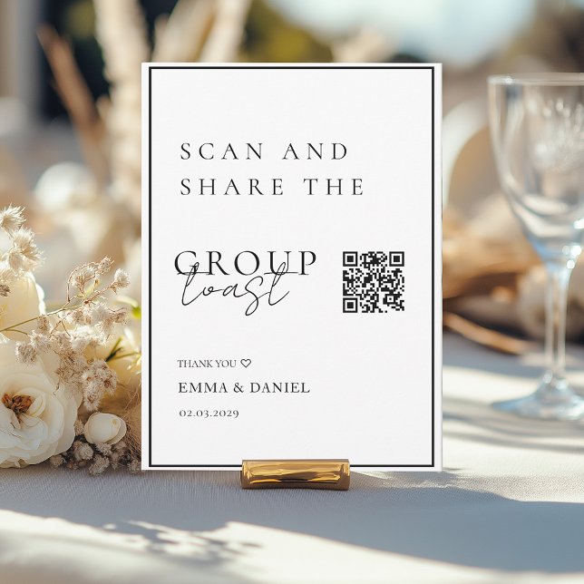 Capture Every Moment–Wedding QR Code Photo Sharing (Capture Every Moment–Wedding QR Code Photo Sharing. Personalized with your names, date and text.)