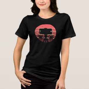 Capture Life Vibes – Tropical Sunset Creator Tri-Blend Shirt