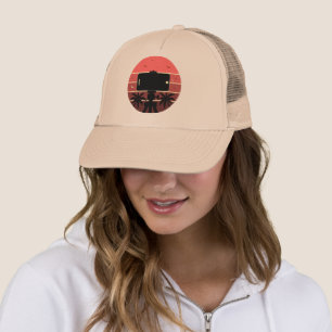 Capture Life Vibes – Tropical Sunset Creator Trucker Hat