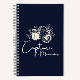 Capture Memories Photography Quote Notebook