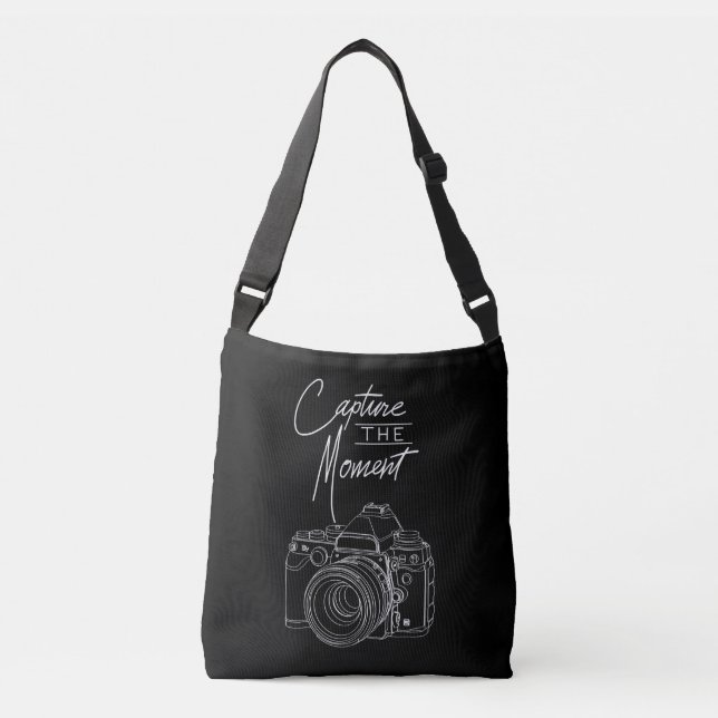 Capture  Moment Camera Photography  Photographer Crossbody Bag (Front)
