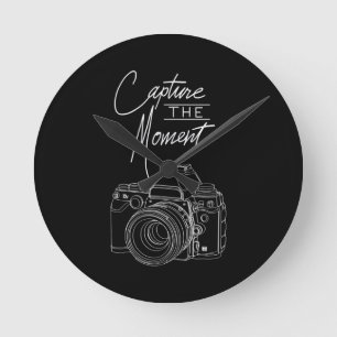 Capture  Moment Camera Photography Photographer. Round Clock