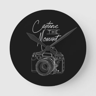 Capture  Moment Camera Photography Photographer. Round Clock