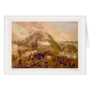 Capture of Fort Fisher by L. Prang & Company 1887