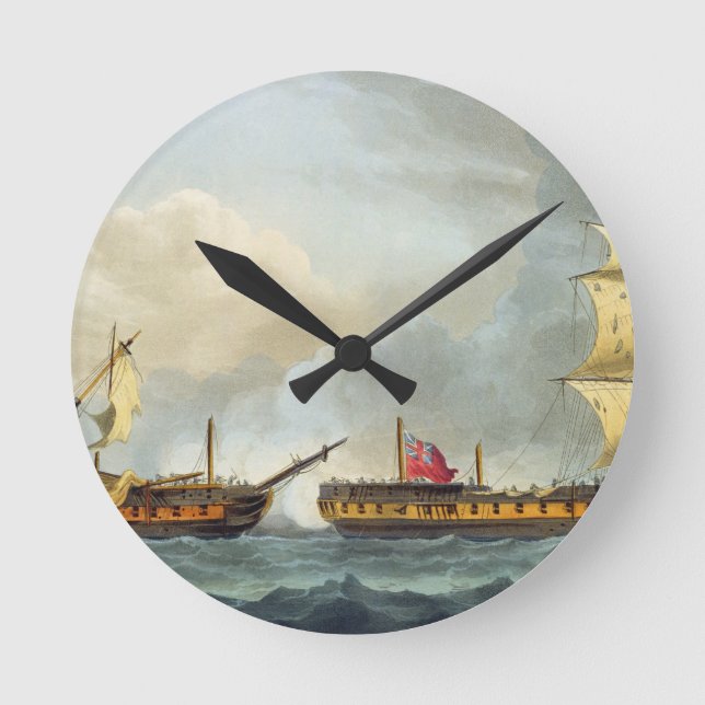 Capture of La Fique, January 5th 1795, from 'The N Round Clock (Front)