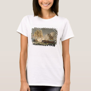 Capture of La Forte, February 28th 1799, engraved T-Shirt