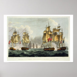 Capture of La Pomone, L'Engageante and La Babet, A Poster