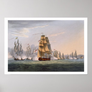 Capture of Le Sparviere, May 3rd 1810, from 'The N Poster