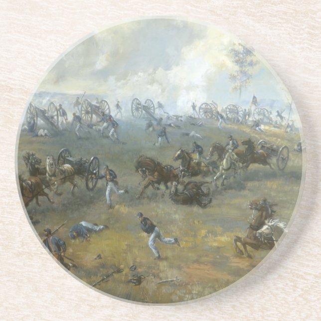 Capture of Rickett's Battery - 1964 Coaster (Front)