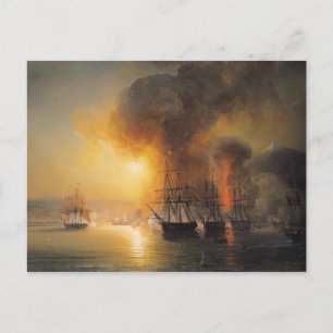 Capture of the Fort of Saint-Jean-d'Ulloa Postcard