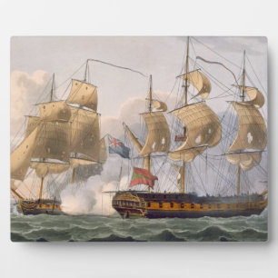 Capture of the Liguria, August 7th 1798, engraved Plaque