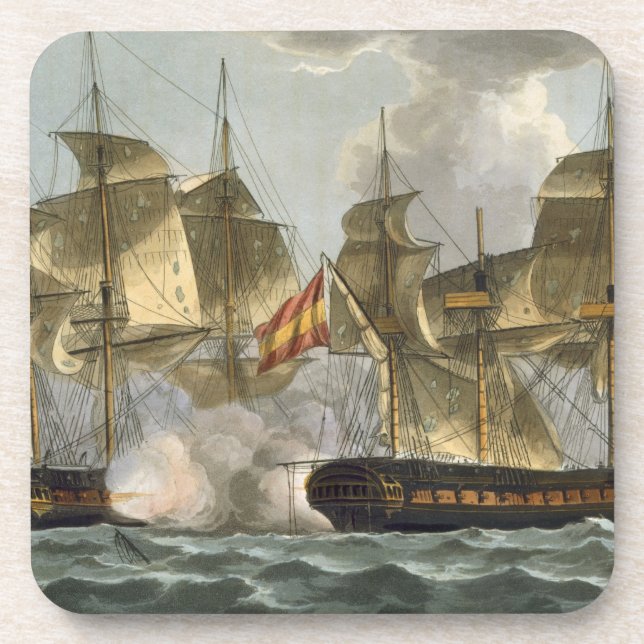 Capture of the Mahonesa, October 13th 1796, engrav Coaster (Front)