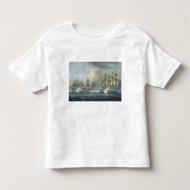 Capture of the Pomone by HMS Arethusa off Cuba in Toddler T-Shirt (Front)