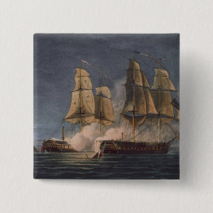 Capture of the Thetis by HMS Amethyst, 10th Novemb 15 Cm Square Badge