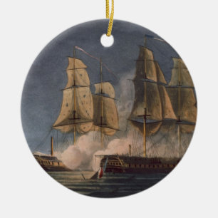 Capture of the Thetis by HMS Amethyst, 10th Novemb Ceramic Tree Decoration