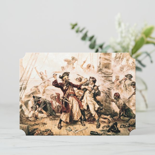 Capture, Pirate Blackbeard, Queen Anne's Revenge (Standing Front)