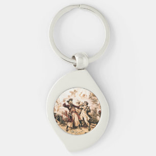 Capture, Pirate Blackbeard, Queen Anne's Revenge Key Ring