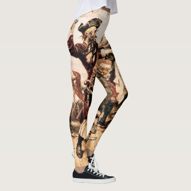 Capture, Pirate Blackbeard, Queen Anne's Revenge Leggings (Right)