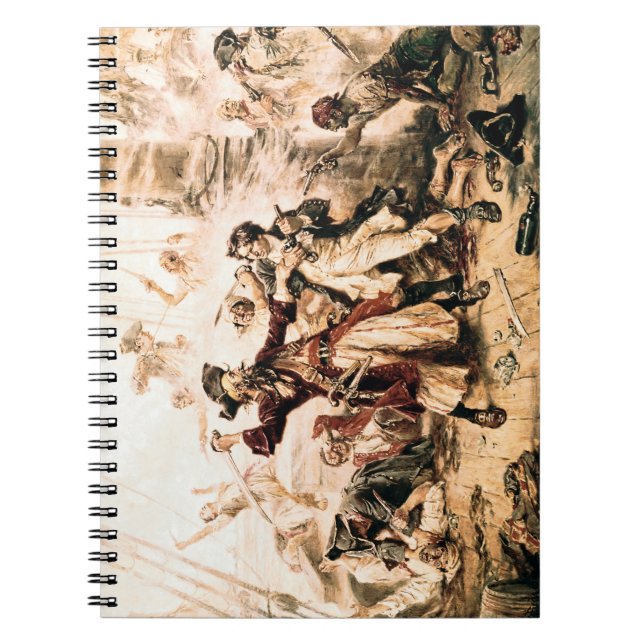Capture, Pirate Blackbeard, Queen Anne's Revenge Notebook (Front)