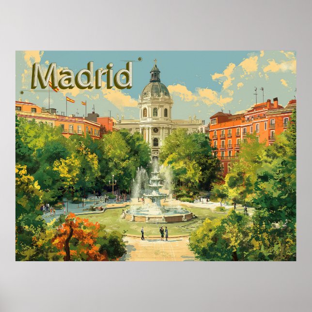 Capture the Beauty of Madrid  Poster (Front)