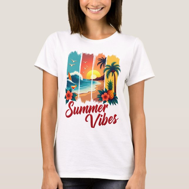 Capture the essence of a perfect summer getaway wi T-Shirt (Front)