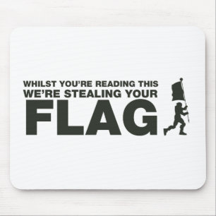Capture The Flag - Gamer, Gaming, Video Games Mouse Pad