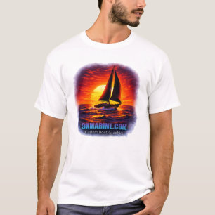 Capture the Golden Hour. Sail into the Sunset T-Shirt