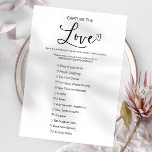 Capture The Love I Spy Wedding Game Invitation