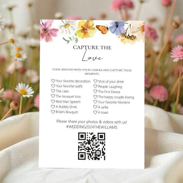 Capture The Love I Spy Wedding With QR Game Card (Creator Uploaded)