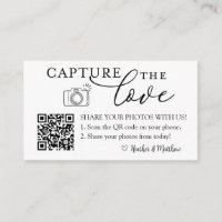 Capture the Love Photo Album QR Code 